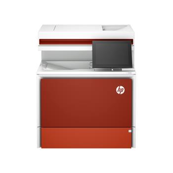 HP Color LaserJet Enterprise 5800dn Multifunction Laser Printer, Print/Copy/Scan, Red/White