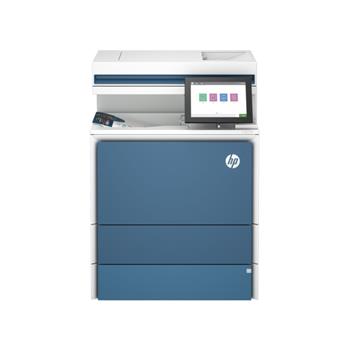 HP Color LaserJet Enterprise X57945dn Multifunction Laser Printer, Copy/Fax/Print/Scan, Blue/White