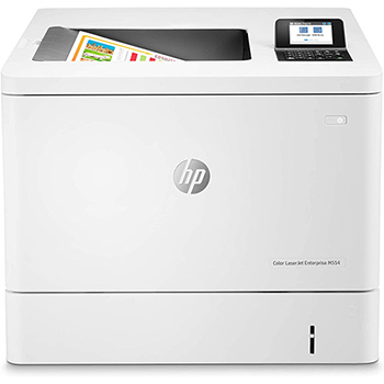 HP Color LaserJet Enterprise M554dn Laser Printer, Print, White