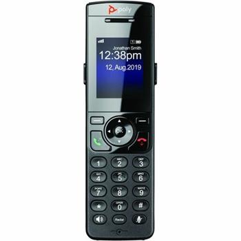 Poly VVX D230 Handset Cordless Phone, 8 Lines, Black