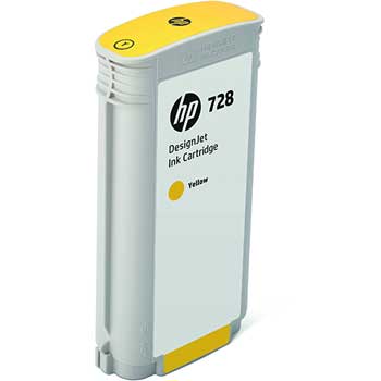 HP HP 728 (F9J65A) Yellow Original Ink Cartridge, 130 mL