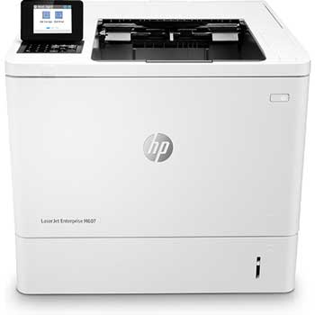 HP LaserJet Enterprise M607n Laser Printer, Print, White