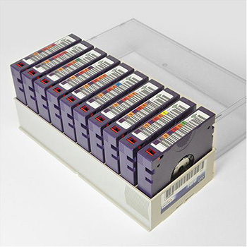 HP Data Cartridge - Rewritable - Labeled - 10 TB (Native) / 25 TB (Compressed) - 3517.06 ft Tape Length - 9 Pack