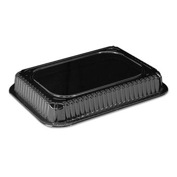 Handi-Foil of America Clear Plastic Dome Lid, Rectangle, Fits 1 Pound Oblong Pan, 1000/Carton