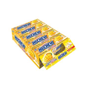 Hi-Chew Mango Stick, 1.76 oz, 15/Box, 12 Boxes/Case