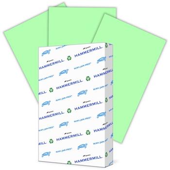 Hammermill Colors Colored Copy Paper, 20 lb, 8.5&quot; x 14&quot;, Green, 500 Sheets/Ream