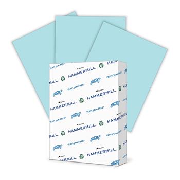 Hammermill Fore Multi-Purpose Colored Paper, 24 lb, 8.5&quot; x 11&quot;, Blue, 500 Sheets/Ream