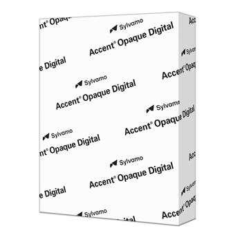 Accent Opaque Super Smooth Cover, 97 Bright, 65 lb, 8.5&quot; x 11&quot;, White, 250 Sheets/Pack