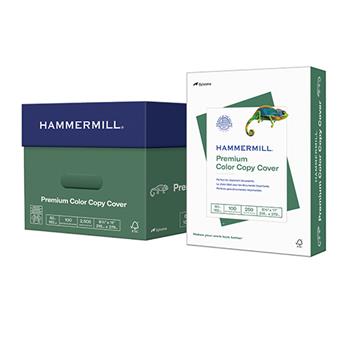 Hammermill Premium Color Copy Cover, 100 Bright, 80 lb, 19&quot; x 13&quot;, White, 250 Sheets/Ream, 3 Reams/Carton