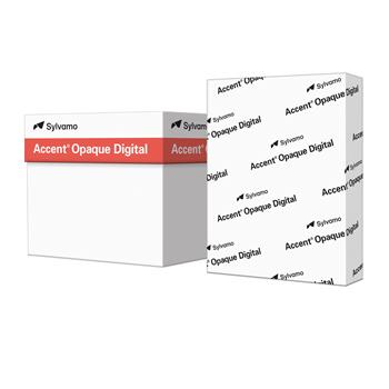 Accent Opaque Digital Paper, 96 Bright, 50 lb, 12&quot; x 18&quot;, White, 2500 Sheets/Case