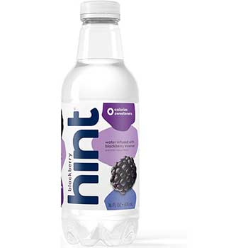 Hint Flavored Water, Blackberry, 16 oz., 12/CS