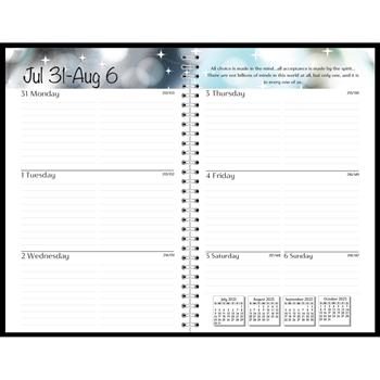 House of Doolittle Academic Weekly/Monthly Appointment Book/Planner, 5 x 8, Black, 2022-2023