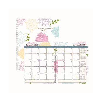 House of Doolittle Whimsical Floral Monthly Planners, 8 1/2&quot; x 11&quot;, 2023