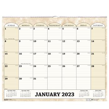 House of Doolittle Recycled Monthly Horizontal Wall Calendar, 14 7/8&quot; x 12&quot;, 2023