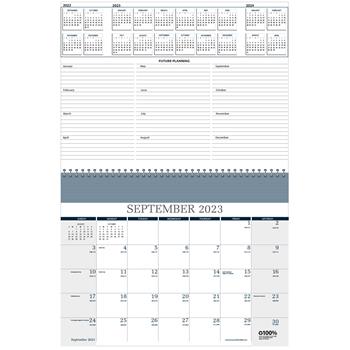 House of Doolittle Academic 16-Month Wall/Notebook Calendar, 11 x 8-1/2 Pages, Opens To 11 x 17, 2022-2023