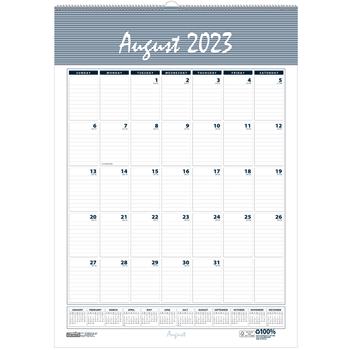 House of Doolittle Bar Harbor Wirebound Academic Monthly Wall Calendar, 12 x 17, 2022-2023