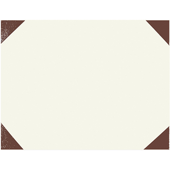 House of Doolittle Ecotones Desk Pad, 25-Sheet Pad, 22 x 17, Moonlight Cream/Brown