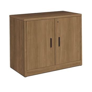 HON 10500 Series Storage Cabinet, 2 Doors, 36&quot;W x 20&quot;D x 29-1/2&quot;H, Pinnacle Finish