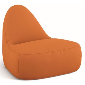 HON Confetti Floor Lounge Chair, 31.5 in L x 30 in W x 24.45 in H, Vinyl, Tangerine