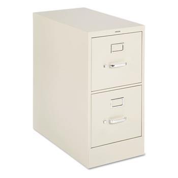 HON H320 Series Two-Drawer, Full-Suspension File, Letter, 26-1/2&quot; Deep, Putty