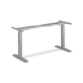 HON Coordinate Height-Adjustable Base, 2-Stage, Silver Finish