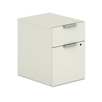 HON Voi Mobile Pedestal, 1 Box/1 File Drawer, 15-3/4 in. W x 20-11/16 in. D x 21-7/16 in. H, Pinnacle Laminate/Silver Paint