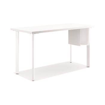 HON Coze Table Desk, U-Storage, 54&quot;W x 24&quot;D, Designer White