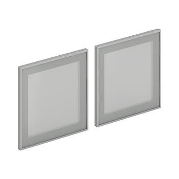 HON Mod Frosted Glass Doors, Set of 2, For HLPLDH72 &amp; HLPLWMH72