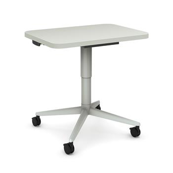 HON Huddle Mobile Laptop Table, 20 in. D x 28 in. W, Loft Laminate