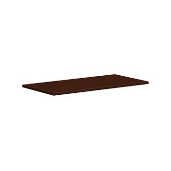HON Mod Worksurface, 48&quot;W x 24&quot;D, Traditional Mahogany Finish