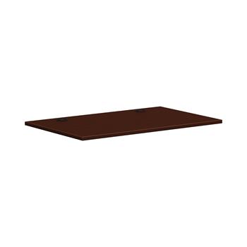 HON Mod Worksurface, 48&quot;W x 30&quot;D, Traditional Mahogany
