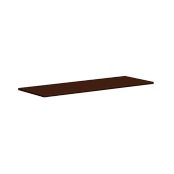 HON Mod Worksurface, 66&quot;W x 24&quot;D, Traditional Mahogany Finish