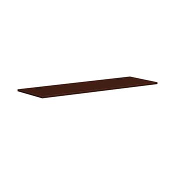 HON Mod Worksurface, 72&quot;W x 24&quot;D, Traditional Mahogany