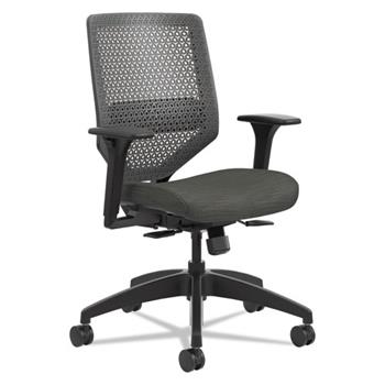 HON Solve Series ReActiv Back Task Chair, Ink/Charcoal