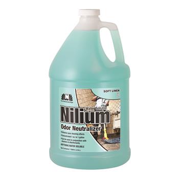 Hospeco Water Soluble Nilium Deodorizer, Gallon, Light Blue, 4/Case