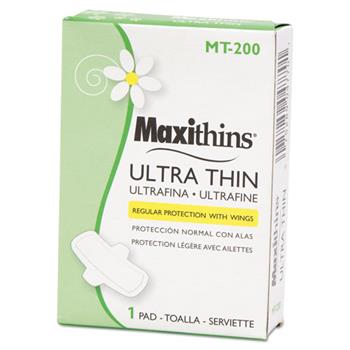 Hospeco Maxithins Ultra-Thin Pads, 200/Carton