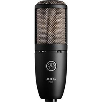 AKG Condenser Microphone, P220, Wired, 20 Hz, Black