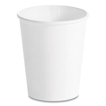 Huhtamaki Single Wall Hot Cups 12 oz, Paper, White, 1000/Carton