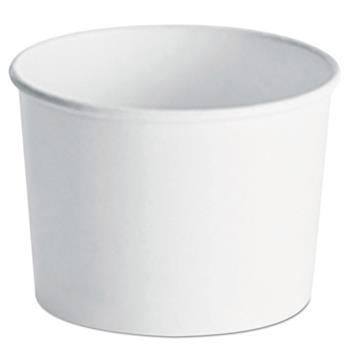 Chinet Container with Vented Lid Combo, Paper, Round, 12 oz, White, 250/Carton