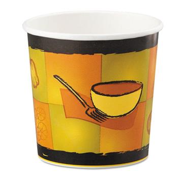 Chinet Tall Container, Paper, Round, 16 oz, Streetside Design, 1000/Carton