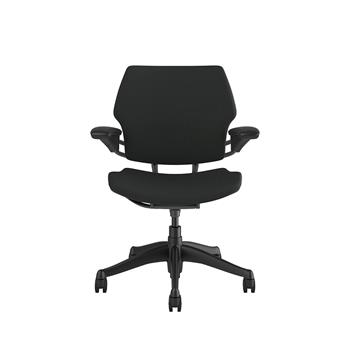 Humanscale Freedom Task Chair with Adjustable Duron Arms, Graphite Frame, Corde 4 Graphite