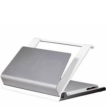Humanscale L6 Laptop Holder, Silver/White
