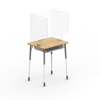Humanscale Acrylic School Desk Shield, 50/PK