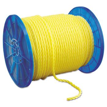 Hooven Allison Monofilament Twisted Yellow Poly Rop, 1/2&quot; x 600ft
