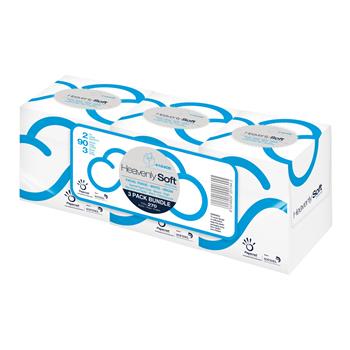 Papernet&#174; Heavenly Soft 2-Ply Facial Tissue, 90 Sheets/Box, 48/CT