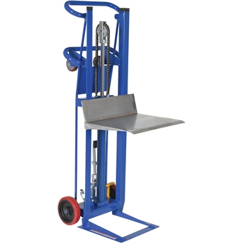 Vestil Hydra Lift Cart, Foot Pump, 20&quot; x 16 3/16&quot;, 750 lb. Capacity