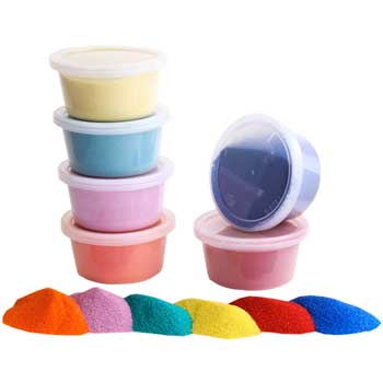 Hygloss Colored Sand, 6 oz., Assorted, 6/ST