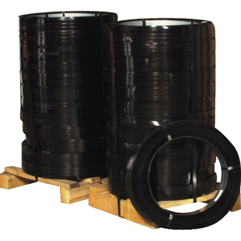 W.B. Mason Co. High Tensile Steel Strapping, 1/2 in x .020 in x 2,940 ft, Black