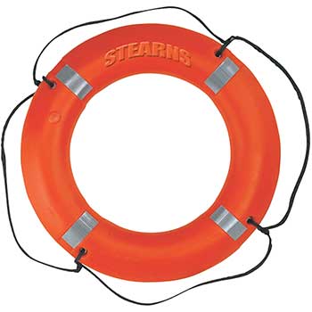 Stearns Type IV 30&quot; Ring Buoy with Reflective Tape, Orange