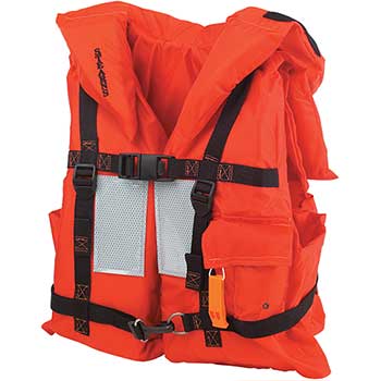Stearns Deluxe Merchant Mate™ II Life Vest, Orange, Universal Size